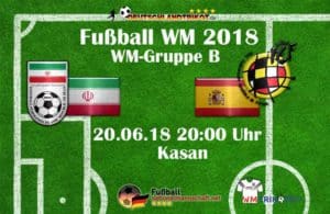 Fußball heute: Iran gegen Spanien um 20 Uhr im Ersten.