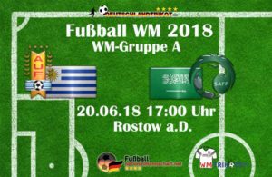 Fußball heute: Uruguay gegen Saudi-Arabien um 17 Uhr im Ersten.