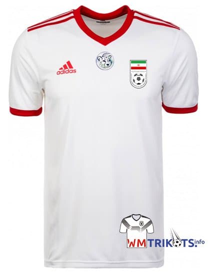 Das Heimtrikot vom Iran von adidas.
