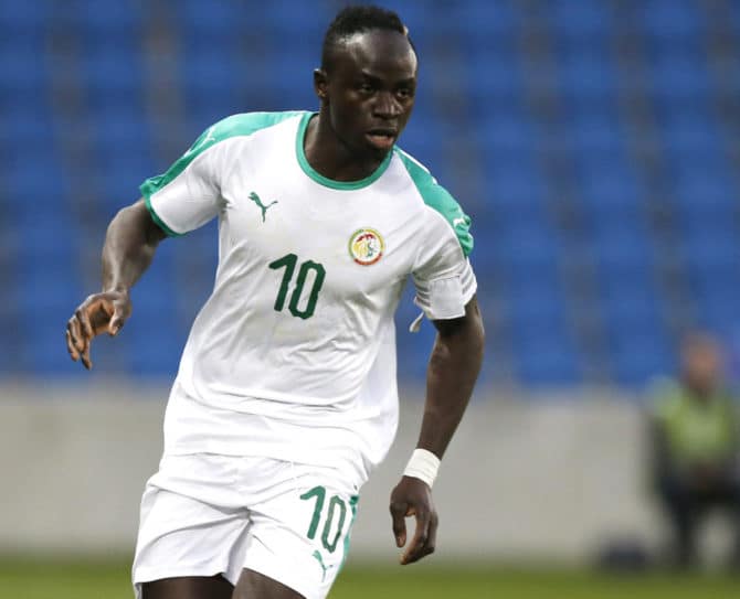 Senegal's Sadio Mane im März 2018. / AFP PHOTO / CHARLY TRIBALLEAU