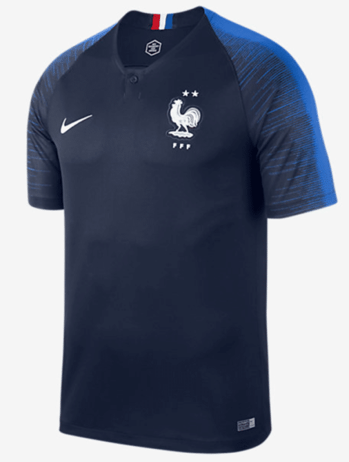 Das neue Frankreich WM Trikot 2018 mit 2 Sternen!