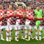 Die Kroatische Startaufstellung im WM-Finale 2018 / AFP PHOTO / FRANCK FIFE