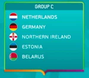 Die EM Quali Gruppe C von Deutschland.
