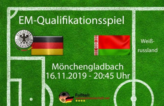 EM Qualifikationsspiel gegen Weissrussland am Samstag Abend.