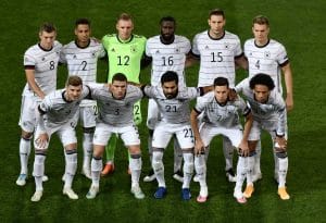 Aufstellung der deutschen Fußballnationalmannschaft im September 2020 gegen die Schweiz in der Nationenliga. (Foto AFP)