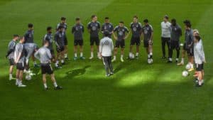 DFB Fussball Länderspiele heute - Training mit Jogis Jungs (Foto AFP)