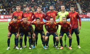Spanien in der WM 2022 Qualifikation (Foto AFP)