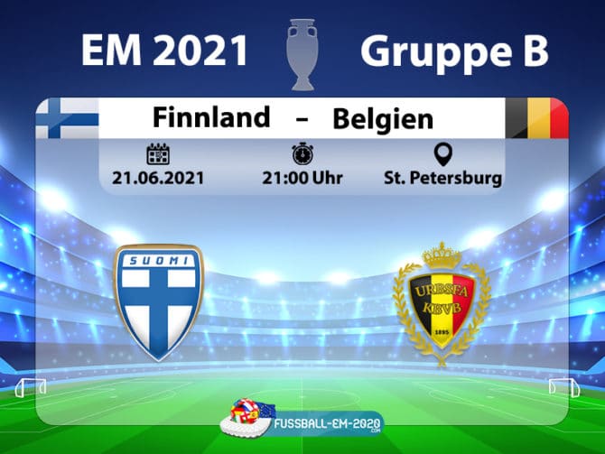 Fußball live um 21 Uhr: Belgien gegen Russland (EM Gruppe B)