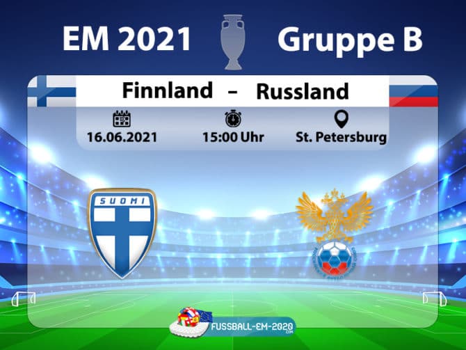 Fußball live um 15 Uhr: Finnland gegen Russland (Gruppe B)