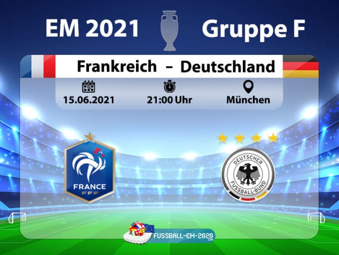 ZDF live heute: EM heute im TV* Länderspiel Deutschland gegen Frankreich