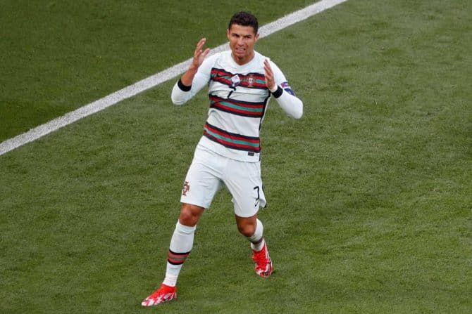 CR7 heute bisher ohne Glück (Foto AFP)