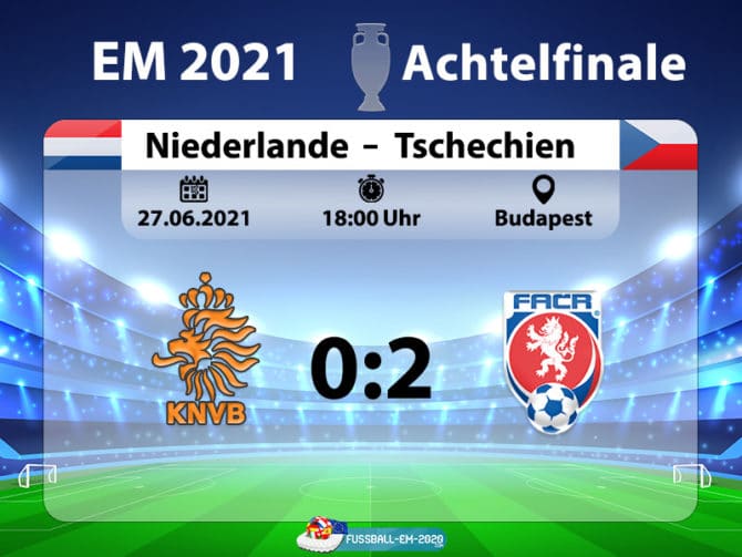 Das EM Achtelfinale Niederlande - Tschechien