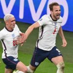 Englands Stürmer Harry Kane (R) heute in der EM 2024 Quali. Fußball heute EM Qualifikation 2024 - Wer spielt heute am 9.9.? Spielplan & Tabellen (Foto: JUSTIN TALLIS / POOL / AFP)