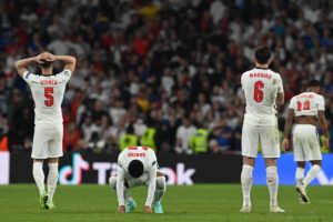 England verliert das EM-Finale 2021 im Wembley Stadium in London am 11.Juli 2021 gegen Italien. (Photo by Paul ELLIS / POOL / AFP)