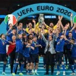 Italien gewinnt die UEFA EURO 2020 im Wembley Stadium in London am 11.Juli 2021 gegen England. (Photo by Michael Regan / POOL / AFP)