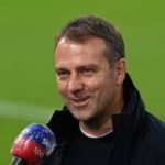 Der neue Bundestrainer Hans-Dieter Flick 2021 im Interview (Photo by CHRISTOF STACHE / various sources / AFP)