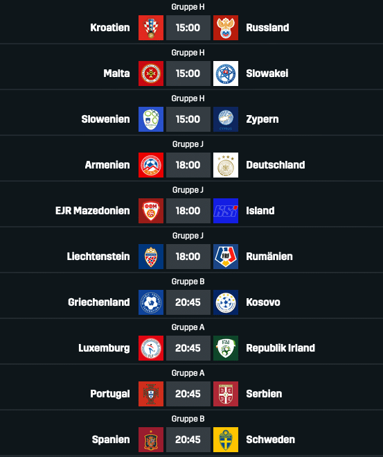 DAZN Spiele heute am 14.11.2021 ab 15 Uhr