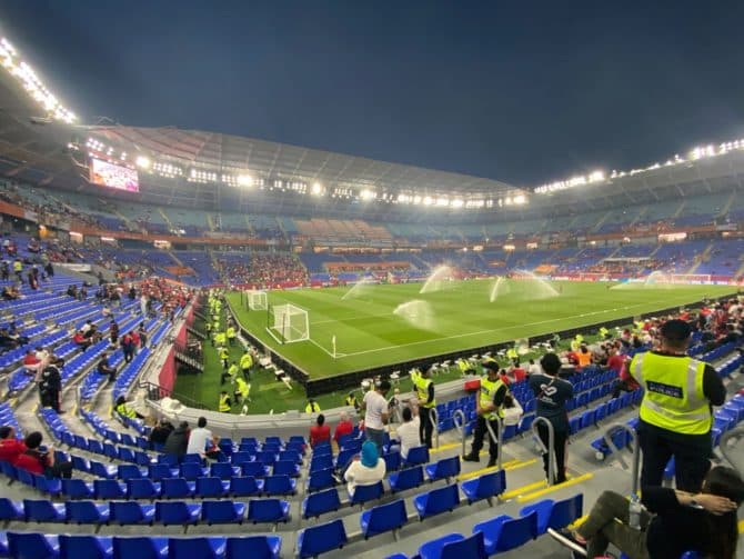 974 Ras Abu Aboud Stadion in Doha (Foto: eigene Quelle)