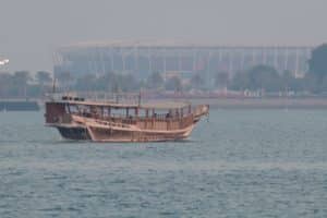 974 Ras Abu Aboud Stadion in Doha (Foto: eigene Quelle)