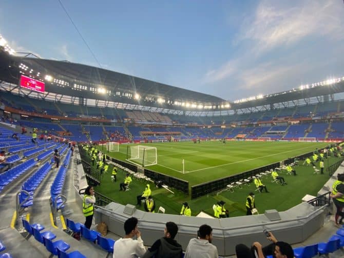 974 Ras Abu Aboud Stadion in Doha (Foto: eigene Quelle)