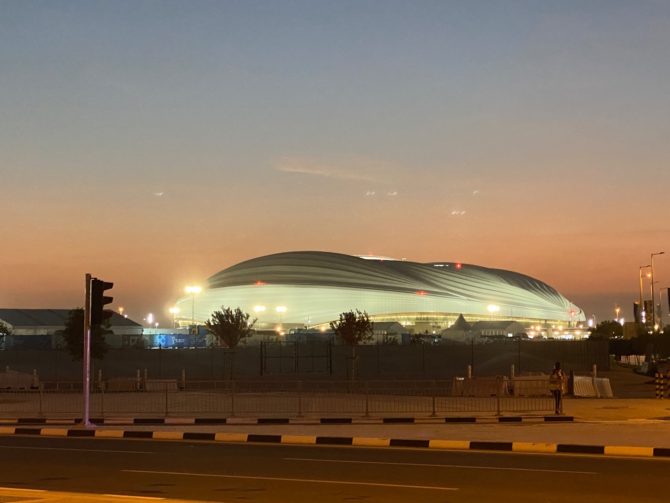 Al-Janoub WM 2022 Stadion (eigene Fotoquelle)