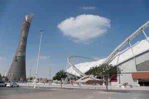 Das Khalifa International WM Stadion 2022 in Doha (Eigene Fotoquelle)