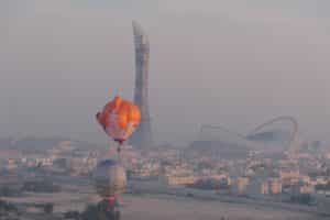 Das Khalifa International WM Stadion 2022 in Doha (Eigene Fotoquelle)