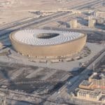 Das neue vor dem Lusail stadion nördlich von Doha (eigene Fotoquelle)