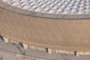 Das neue vor dem Lusail stadion nördlich von Doha (eigene Fotoquelle)