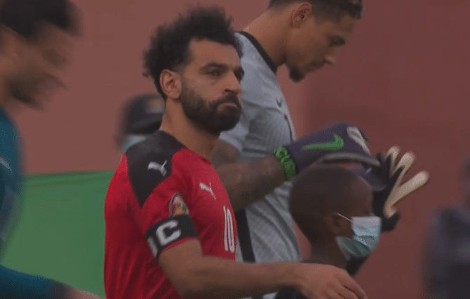 Mohamed Salah beim Afrika Cup im Auftaktspiel gegen Nigeria.