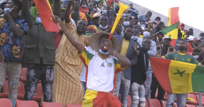 Senegals Fußballfans freuen sich auf das Viertelfinale.