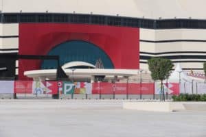 Das Al Bayt Stadion im Norden von Katar, hier findet das WM-Eröffnungsspiel statt!