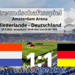 Fußball ARD live TV Übertragung ** 1:1 ** Länderspiel Deutschland gegen Niederlande