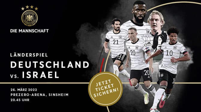 Länderspiel Deutschland gegen Israel
