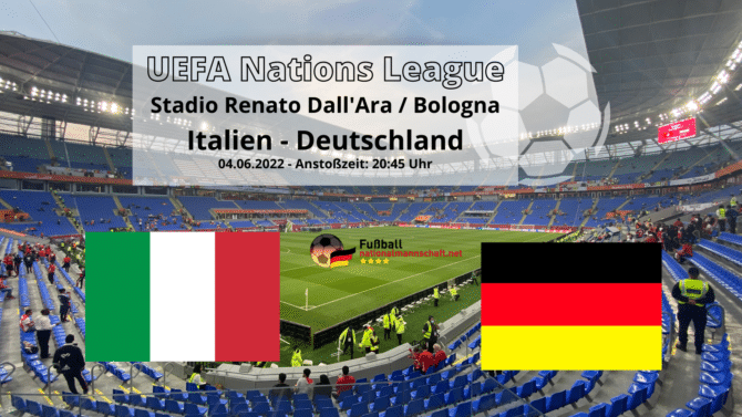 Das nächste Länderspiel 2022 gegen Italien