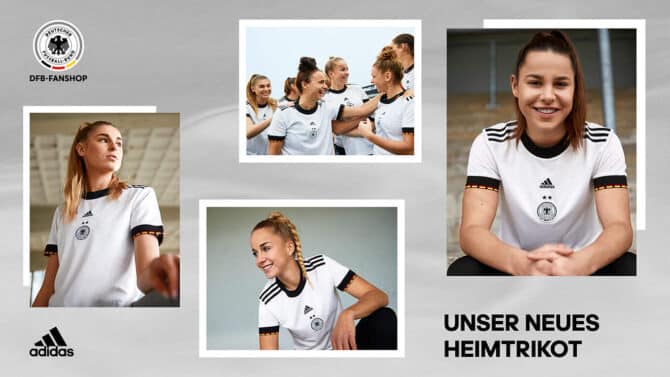 Das neue DFB Trikot 2022 der Frauen zur Fußball EM 2022