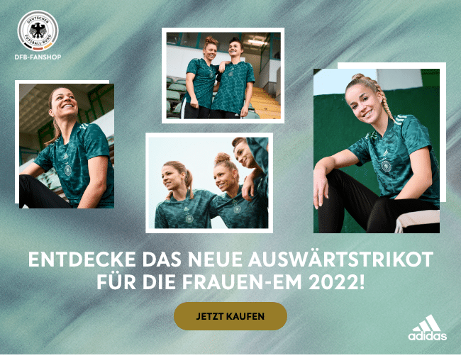 Das neue DFB Trikot 2022 der FRauen zur Fußball EM 2022