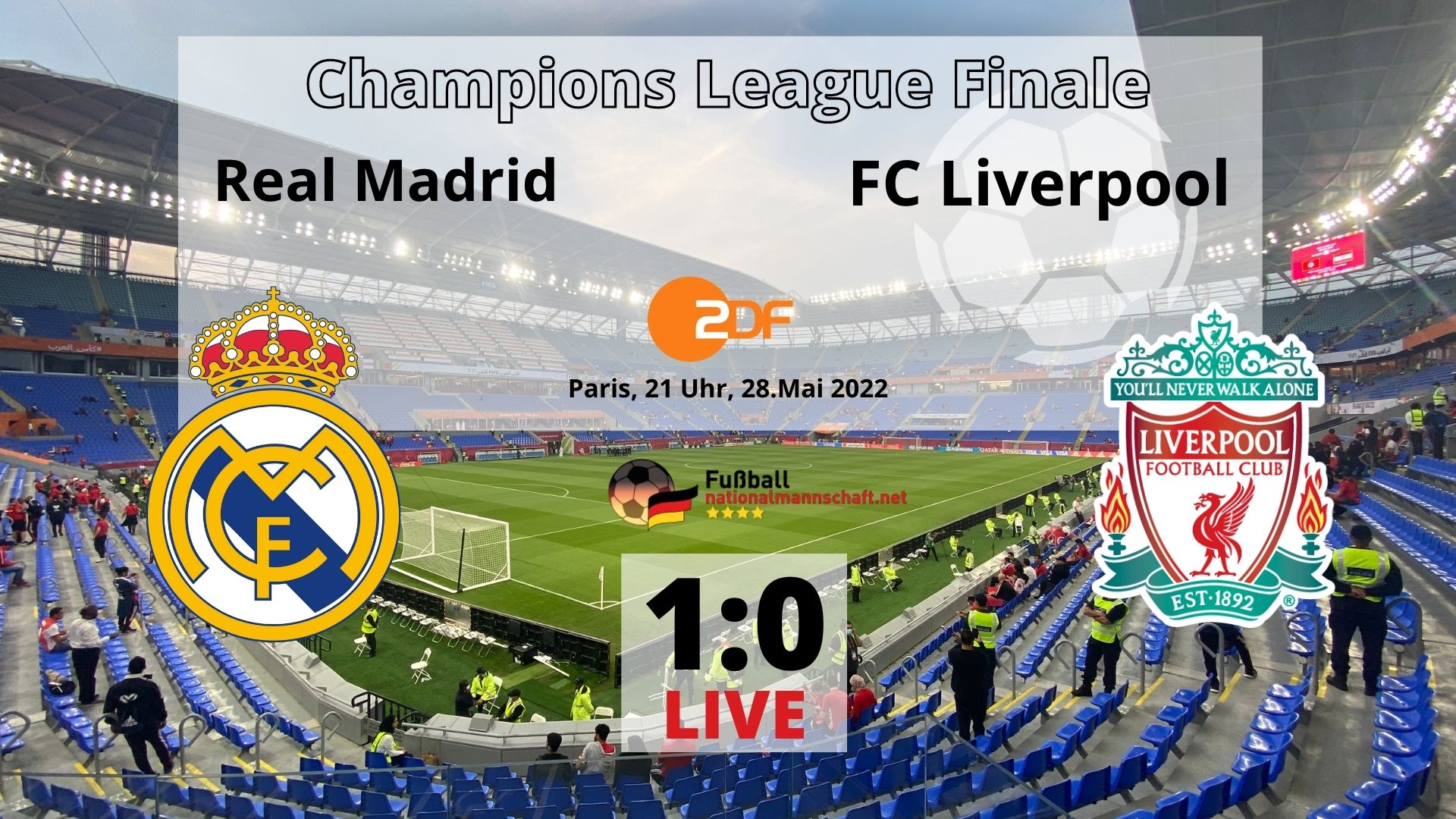Fußball heute ZDF Übertragung * 01 Champions League Finale