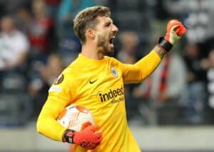 Frankfurts Torhüter Kevin Trapp könnte heute im UEFA Europa League Finale wieder wichtig sein!(Foto: Daniel ROLAND / AFP)