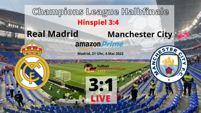 Fußball heute * 3:1 Liveticker & Verlängerung * Real Madrid gegen Manchester City?