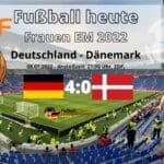 Fußball heute ZDF live * 4:0 ** Länderspiel Deutschland gegen Dänemark
