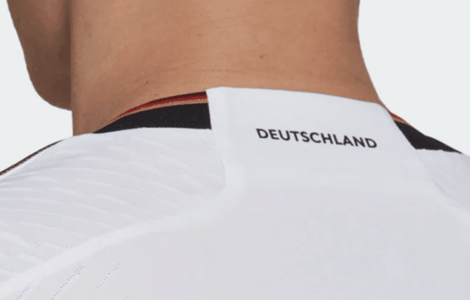 Kein "Die Mannschaft" Aufdruck