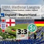 England gegen Deutschland heute am 26.9.