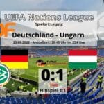 Ungarn gegen Deutschland am 23.9.2022 in Leipzig