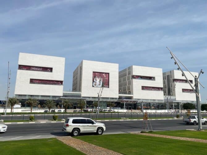 Das 2022 Gebäude in Katar (Foto eigene Quelle)
