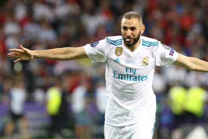 Karim Benzema von Real Madrid gewinnt den Titel des Welt-Fußballers 2022 für die letzte Saison. (Copyright depositphotos.com)