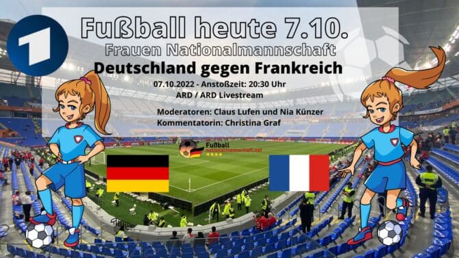 Frauen Länderspiel Deutschland gegen Frankreich am Freitag, 7.10.2022 in Dresden