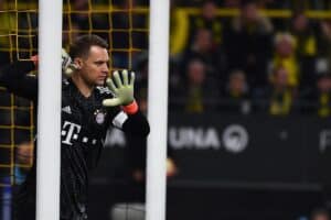 Manuel Neuer am letzten Wochenende beim Topspiel gegen Borussia Dortmund. (Copyright depositphotos.com / vitaliivitleo)