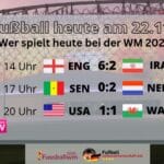 Fußball heute WM-Spiele ZDF live am 21.11. - Ergebnisse + WM-Spielplan - Wer spielt heute bei der WM 2022 in Katar?