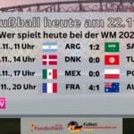 Fußball heute ZDF WM-Spiele live am 22.11. * WM-Spielplan + Ergebnisse * Wer spielt heute in Katar?
